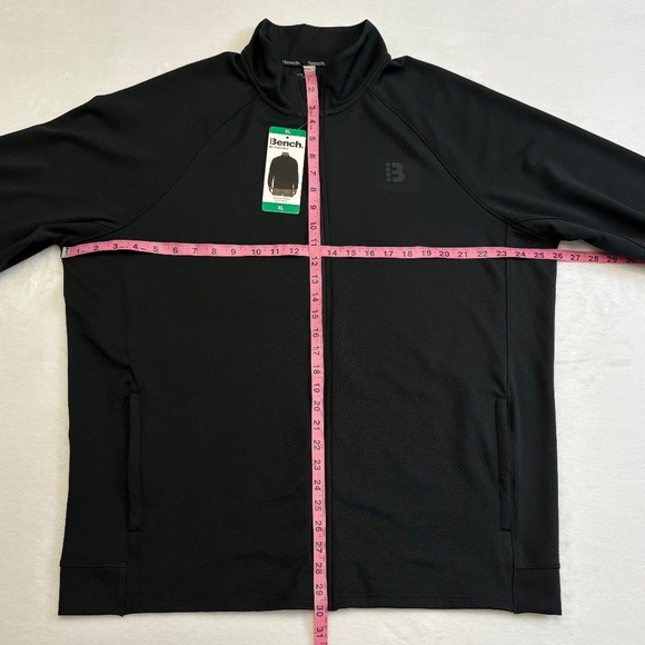 Bench Urbanwear Full Zip Jacket, Moisture Wicking, Black, XL, NWT - Picture 8 of 14